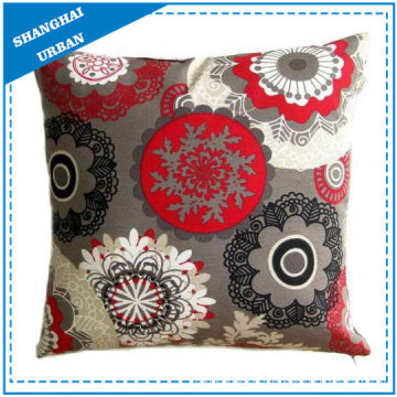Mandala Pattern Printed Polyester Throw Pillow
